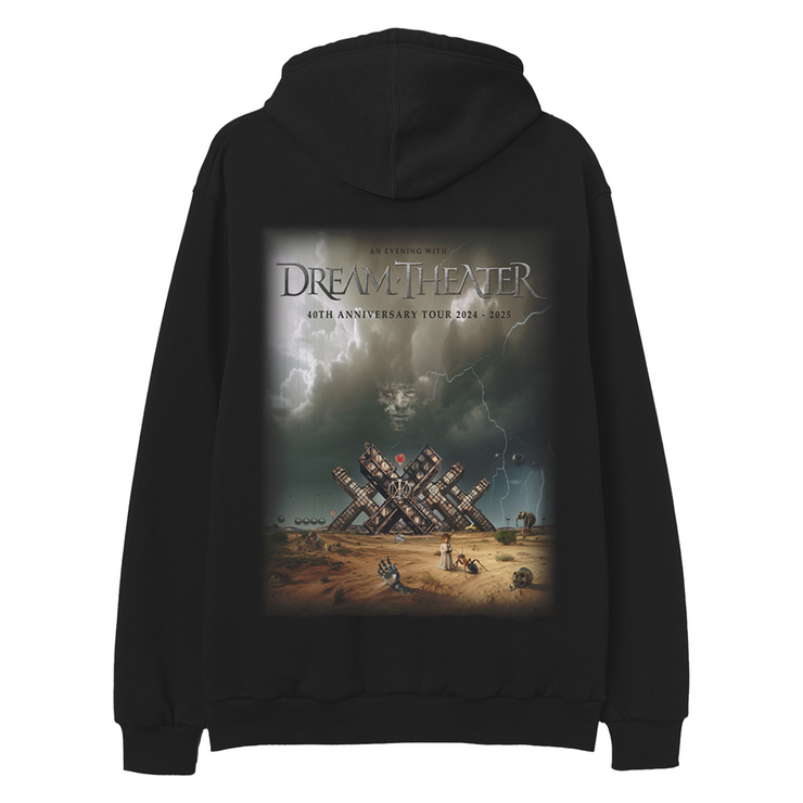40th Anniversary Tour Zip Hoodie – Dream Theater 40th Anniversary Tour Zip Hoodie – Dream Theater