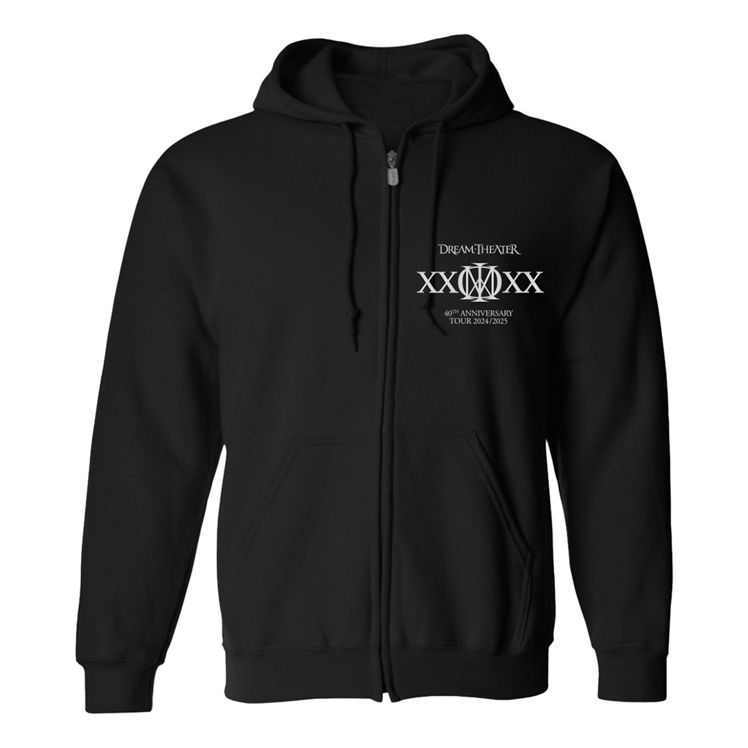 40th Anniversary Tour Zip Hoodie – Dream Theater 40th Anniversary Tour Zip Hoodie – Dream Theater