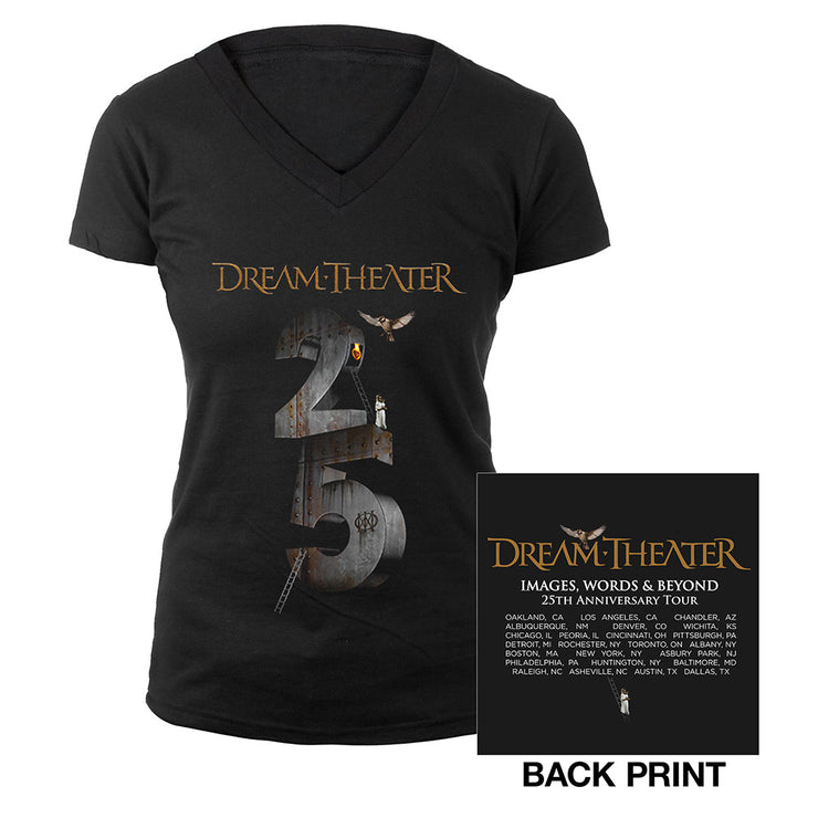 Women's Images and Words 25th Anniversary US Tour Tee-Dream Theater