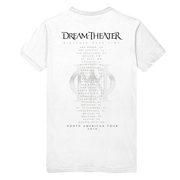 Dream Theater Distance Over Time American Tour 2019 White Tee